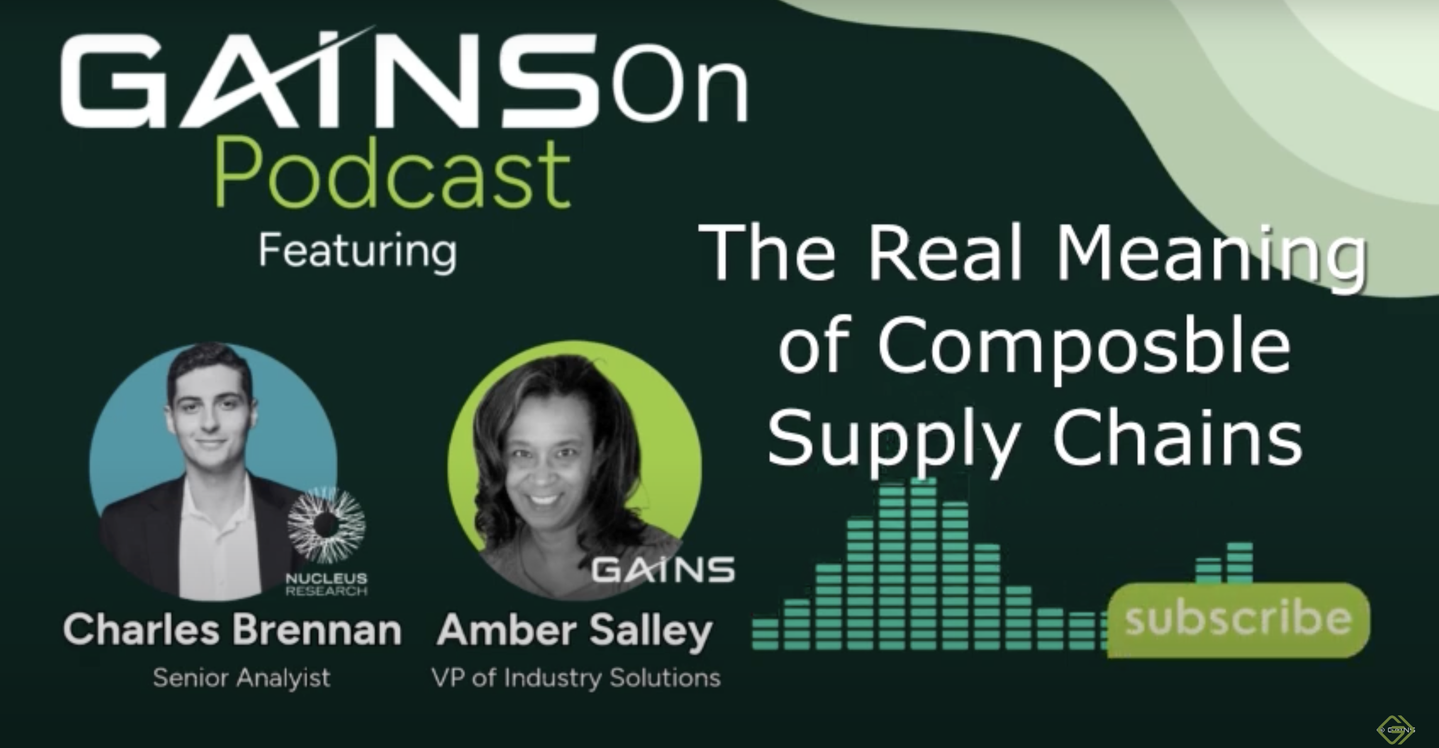 GAINS podcast composability discussion screenshot